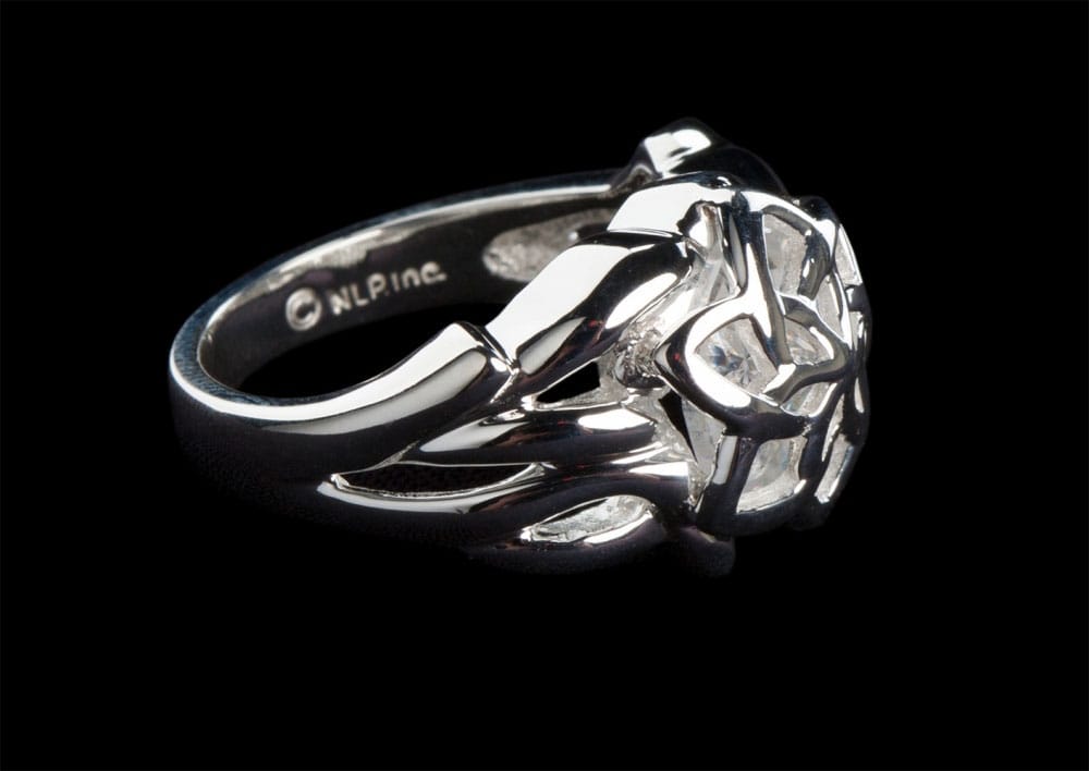 Herr der Ringe Nenya Galadriel's Ring (Sterling Silber) Größe 6.75
