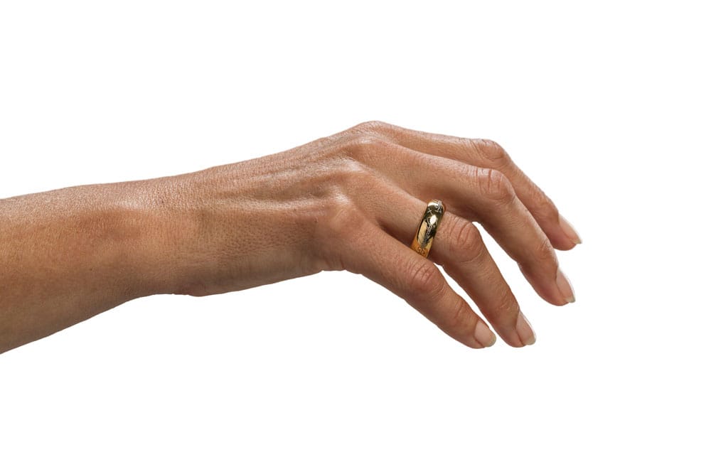 Herr der Ringe Wolfram-Ring Der Eine Ring (vergoldet) Größe 6