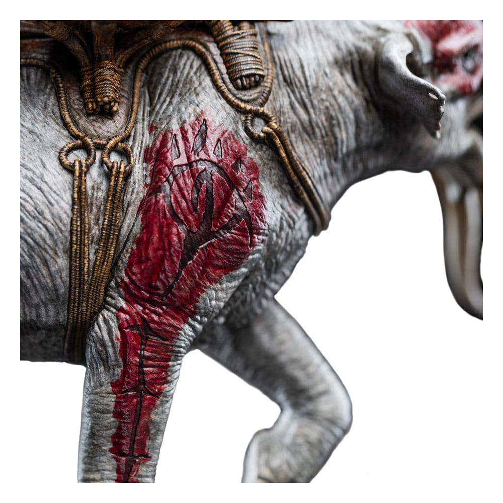 Herr der Ringe Mini Statue Mumak in Battle 17 cm