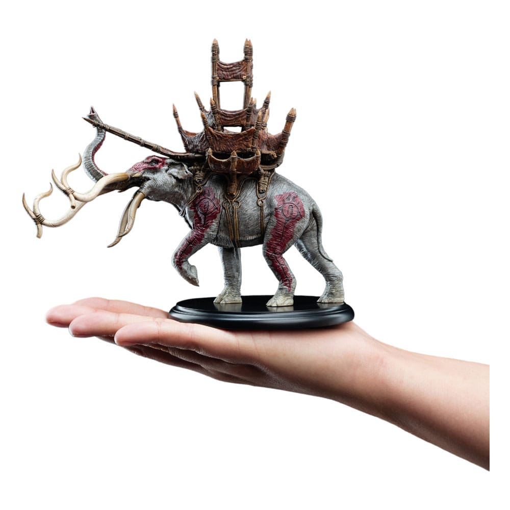 Herr der Ringe Mini Statue Mumak in Battle 17 cm