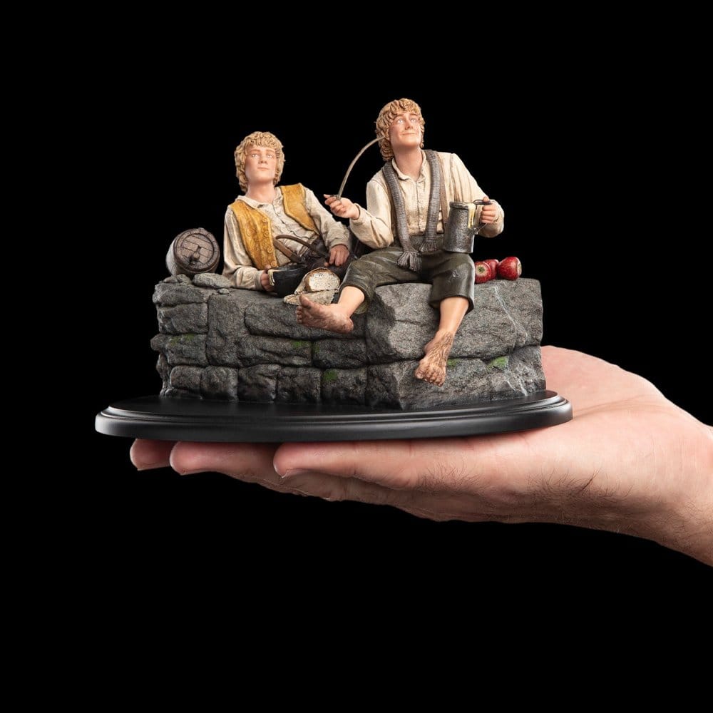 Der Herr der Ringe Mini Statue Merry und Pippin 12 cm