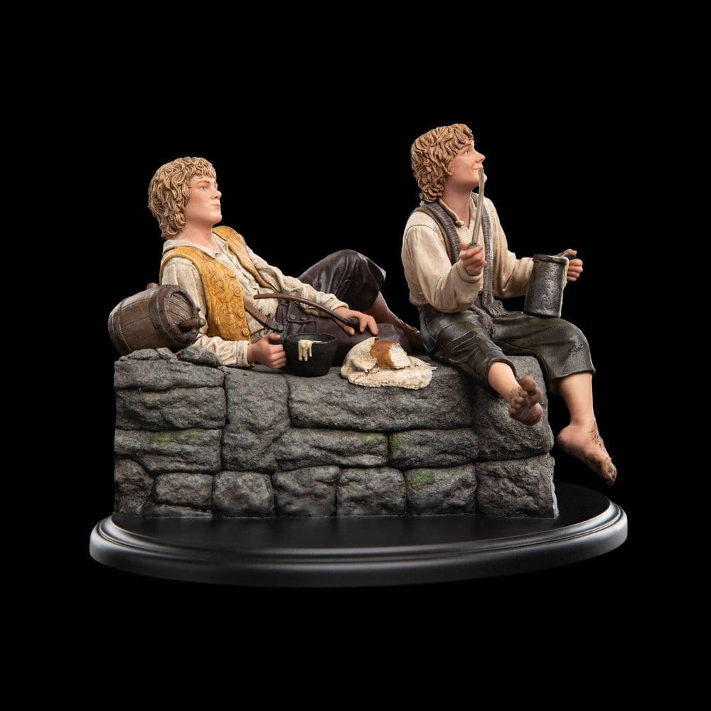 Der Herr der Ringe Mini Statue Merry und Pippin 12 cm