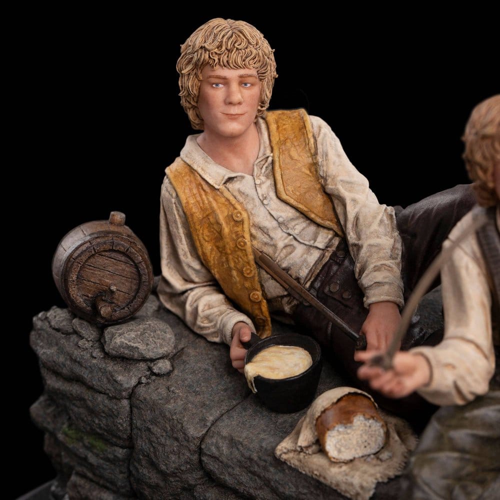 Der Herr der Ringe Mini Statue Merry und Pippin 12 cm