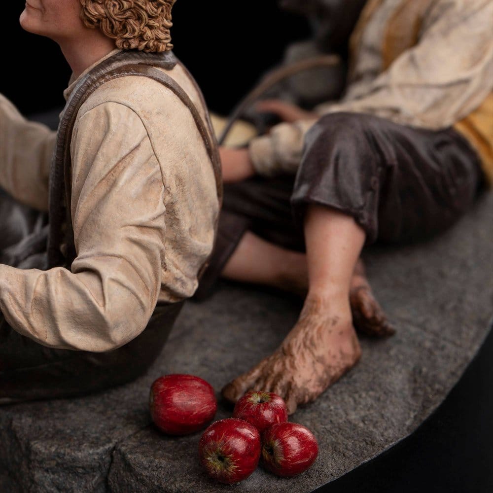 Der Herr der Ringe Mini Statue Merry und Pippin 12 cm