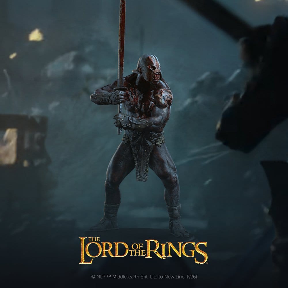 Der Herr der Ringe Mini Statue Uruk-hai Berserker 24 cm