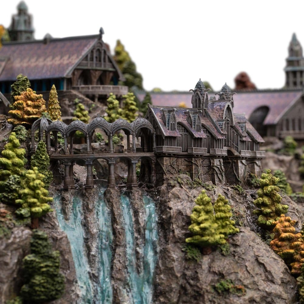Der Herr der Ringe Diorama Rivendell Limitierte Auflage 28 cm