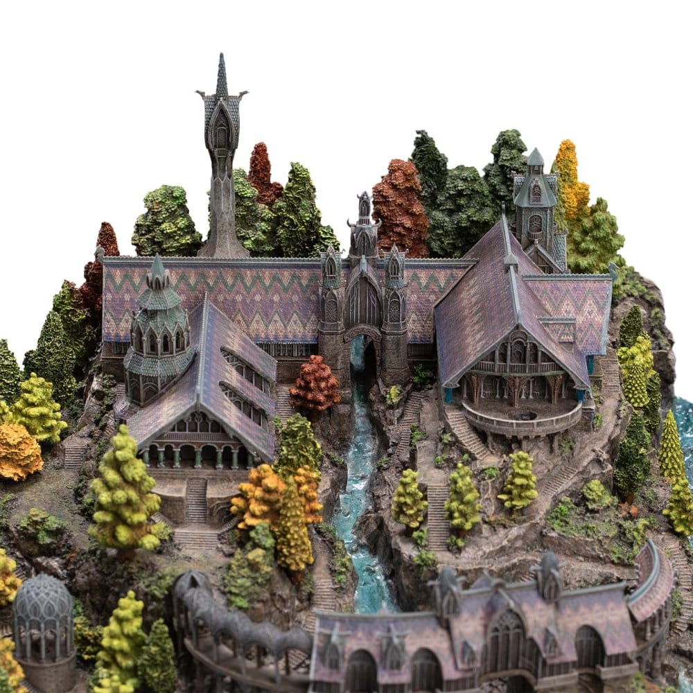 Der Herr der Ringe Miniatur Umgebung Rivendell 28 cm