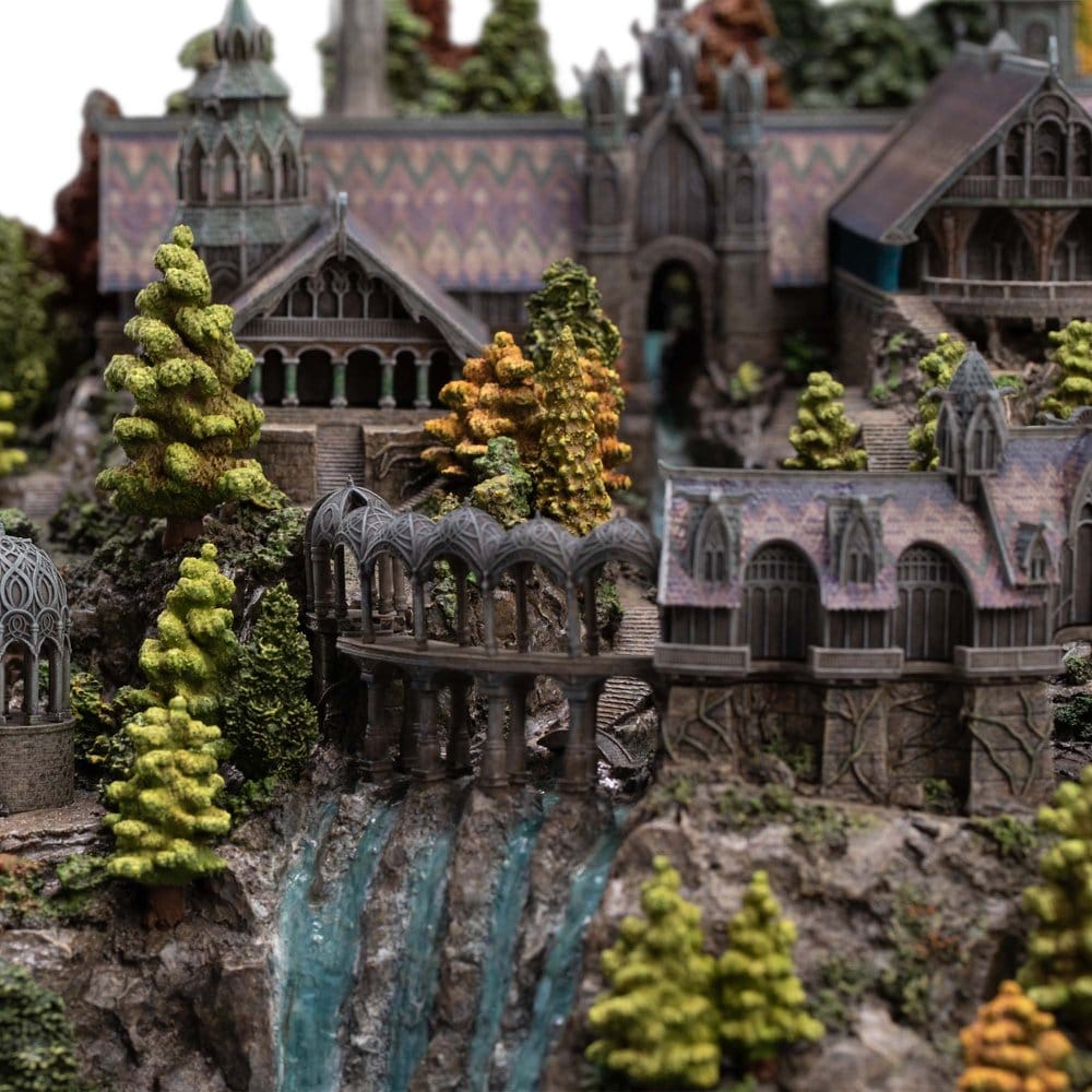 Der Herr der Ringe Miniatur Umgebung Rivendell 28 cm