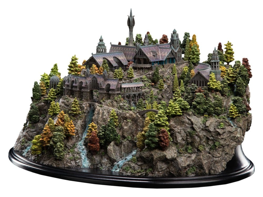 Der Herr der Ringe Miniatur Umgebung Rivendell 28 cm