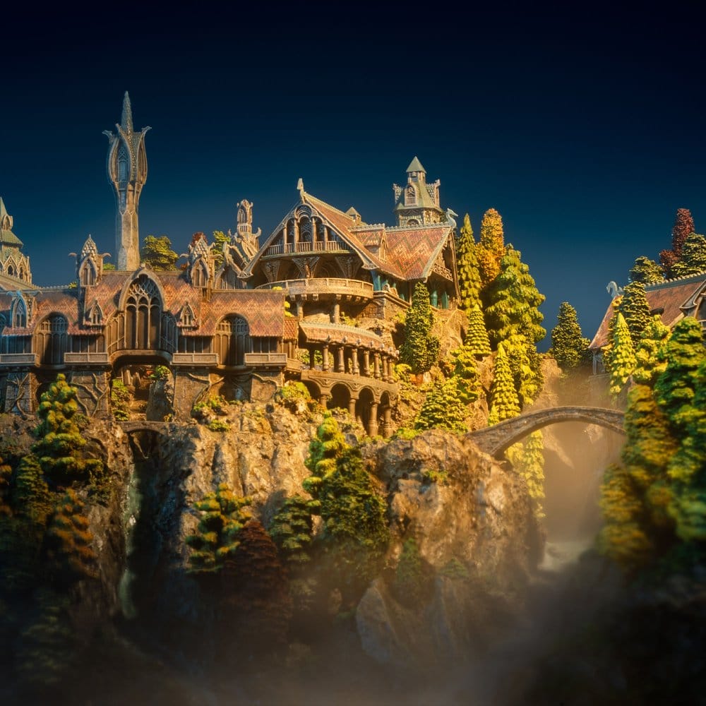 Der Herr der Ringe Diorama Rivendell Open Edition 28 cm