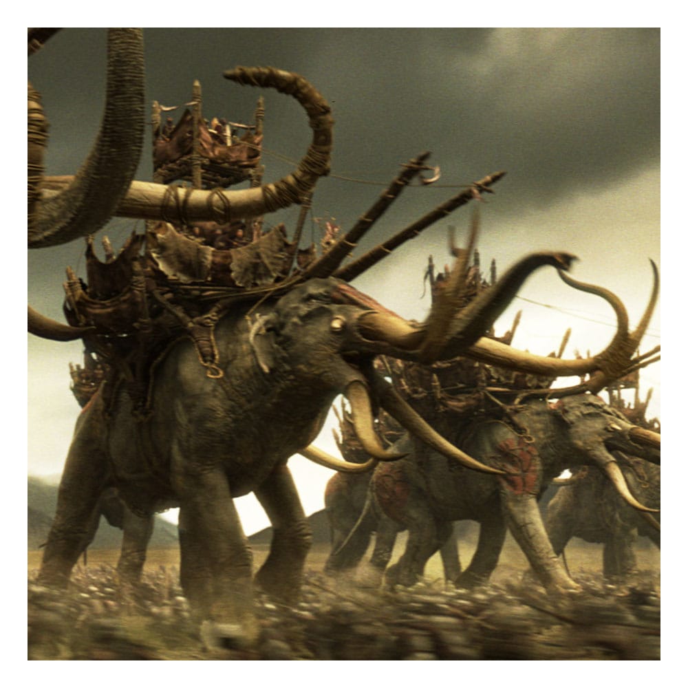 Herr der Ringe Mini Statue Skull of a Mumak 15 cm