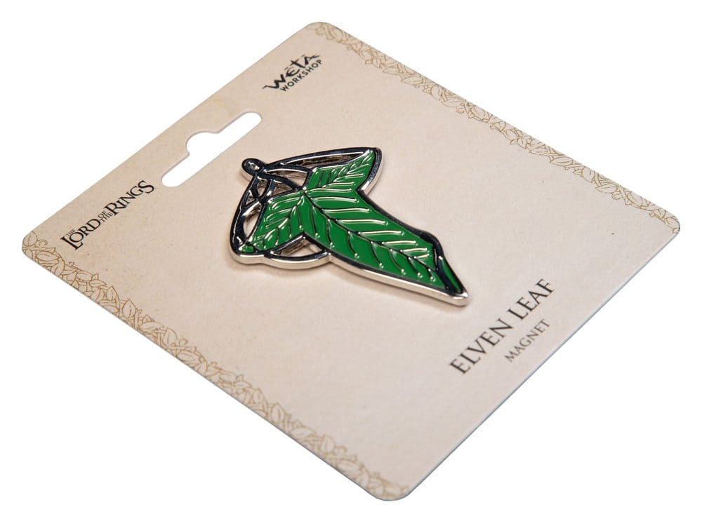 Herr der Ringe Magnet Elven Leaf (Enamel) 4 cm