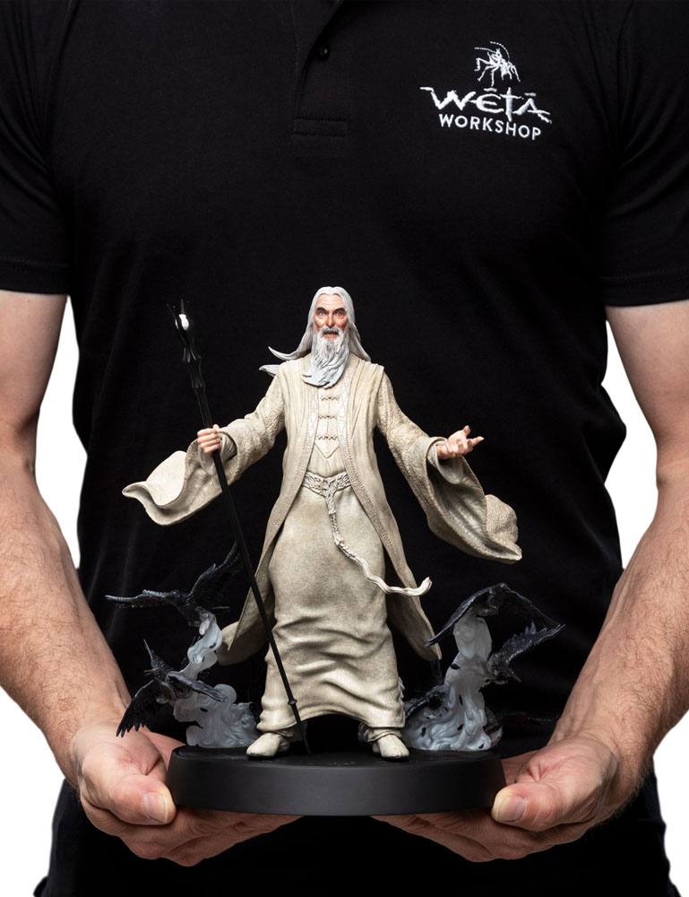 Der Herr der Ringe Figures of Fandom PVC Statue Saruman the White 26 cm