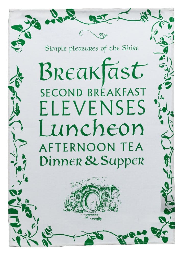 Herr der Ringe Geschirrtuch Simple Pleasures of the Shire 72 cm