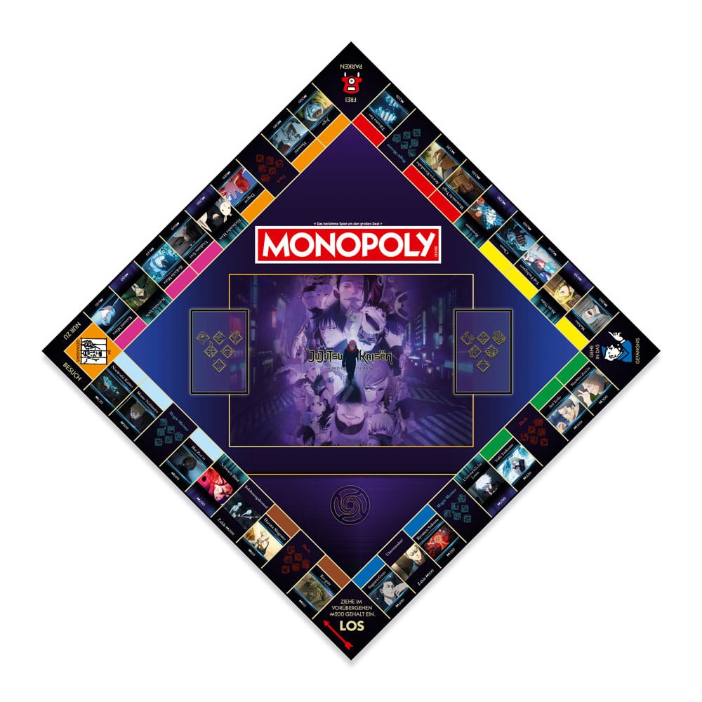 Monopoly Brettspiel Jujutsu Kaisen Season 2 *Deutsche Version*