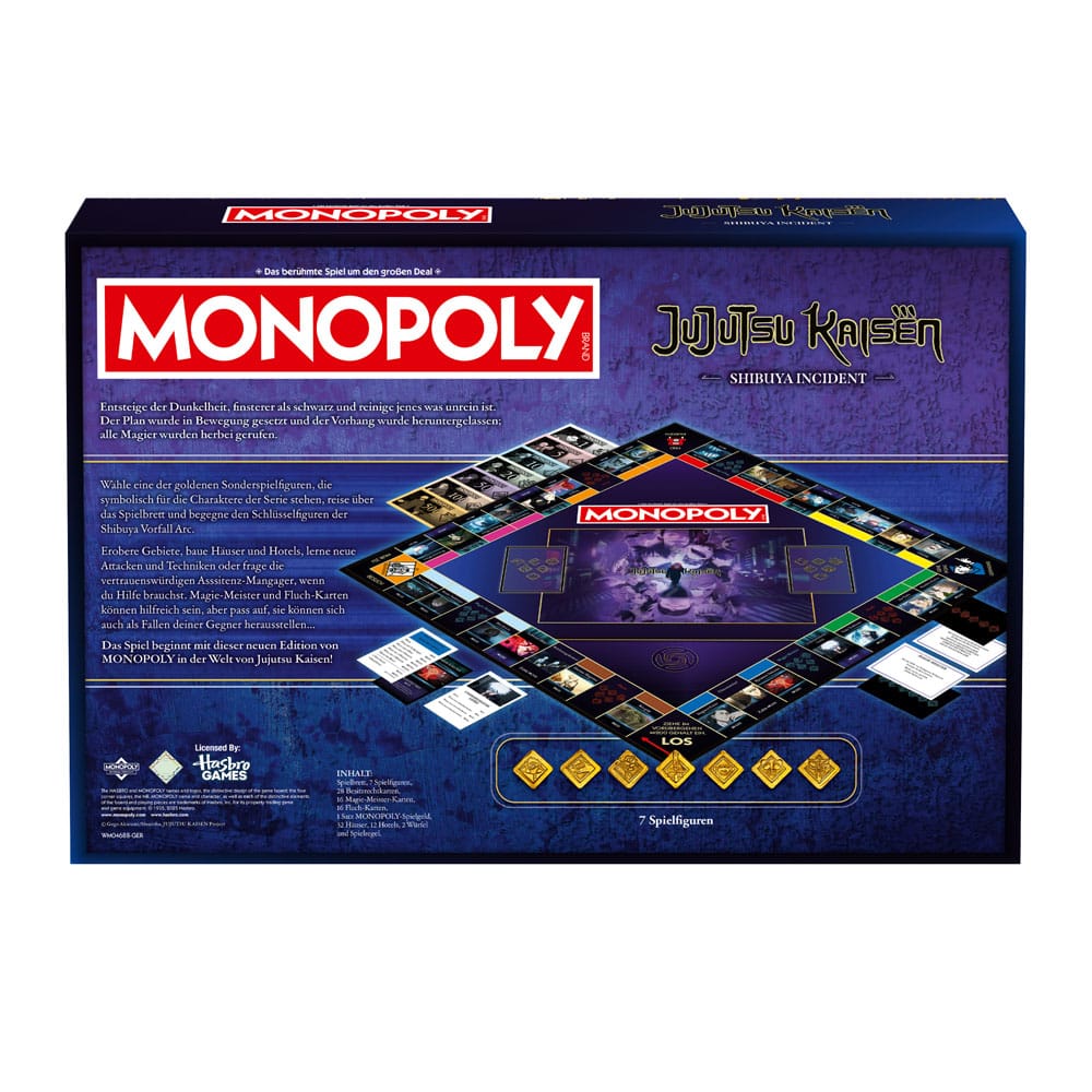 Monopoly Brettspiel Jujutsu Kaisen Season 2 *Deutsche Version*