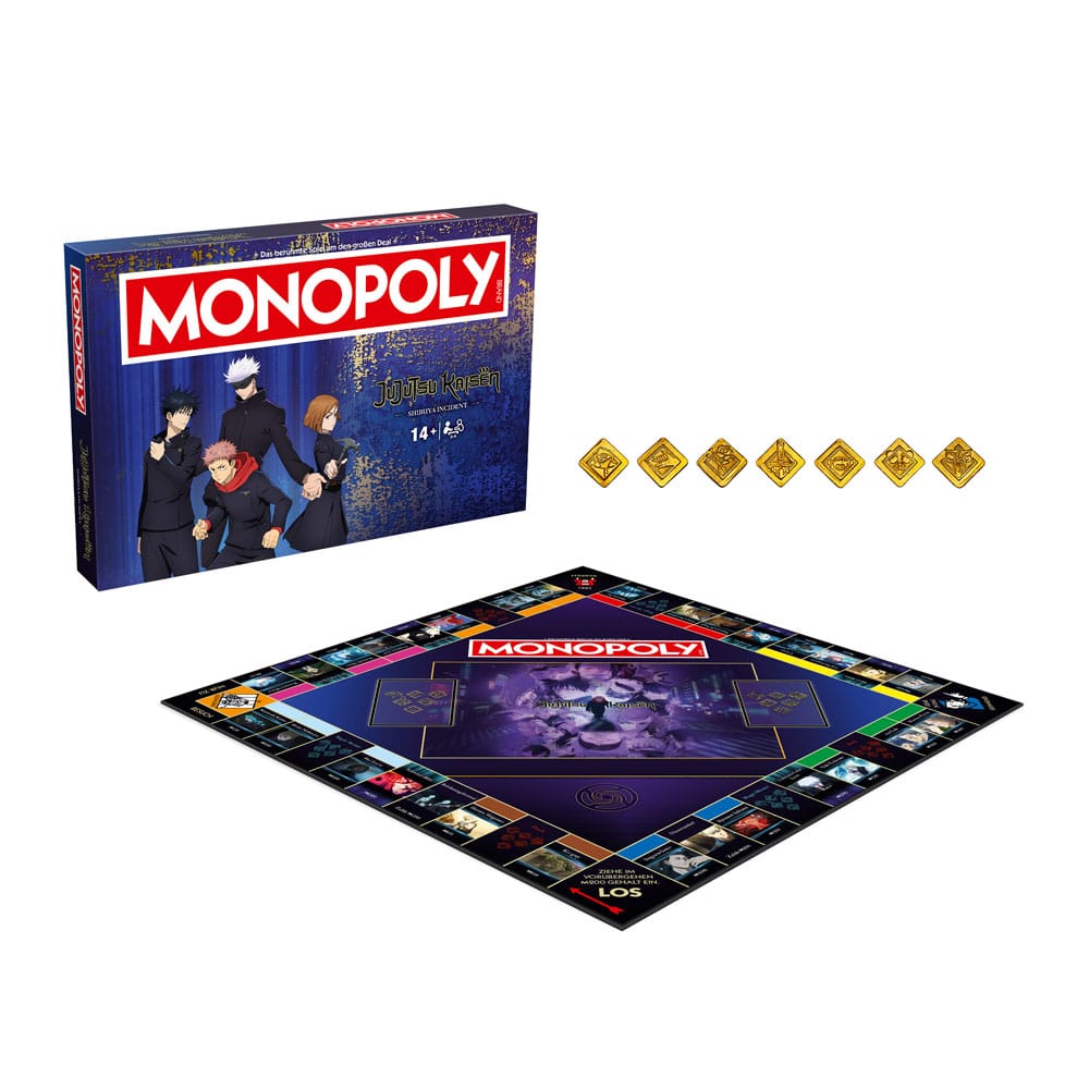 Monopoly Brettspiel Jujutsu Kaisen Season 2 *Deutsche Version*