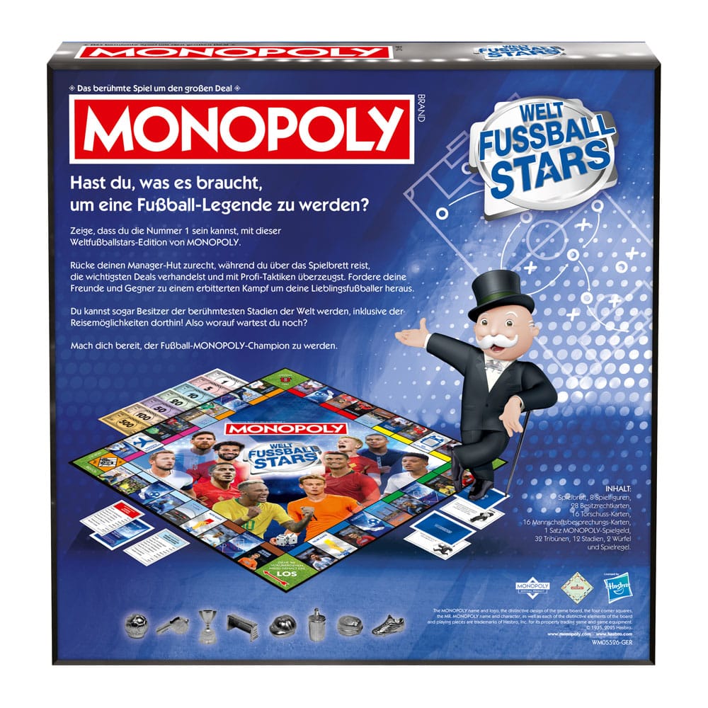 Monopoly Brettspiel Weltfussballstars *Deutsche Version*