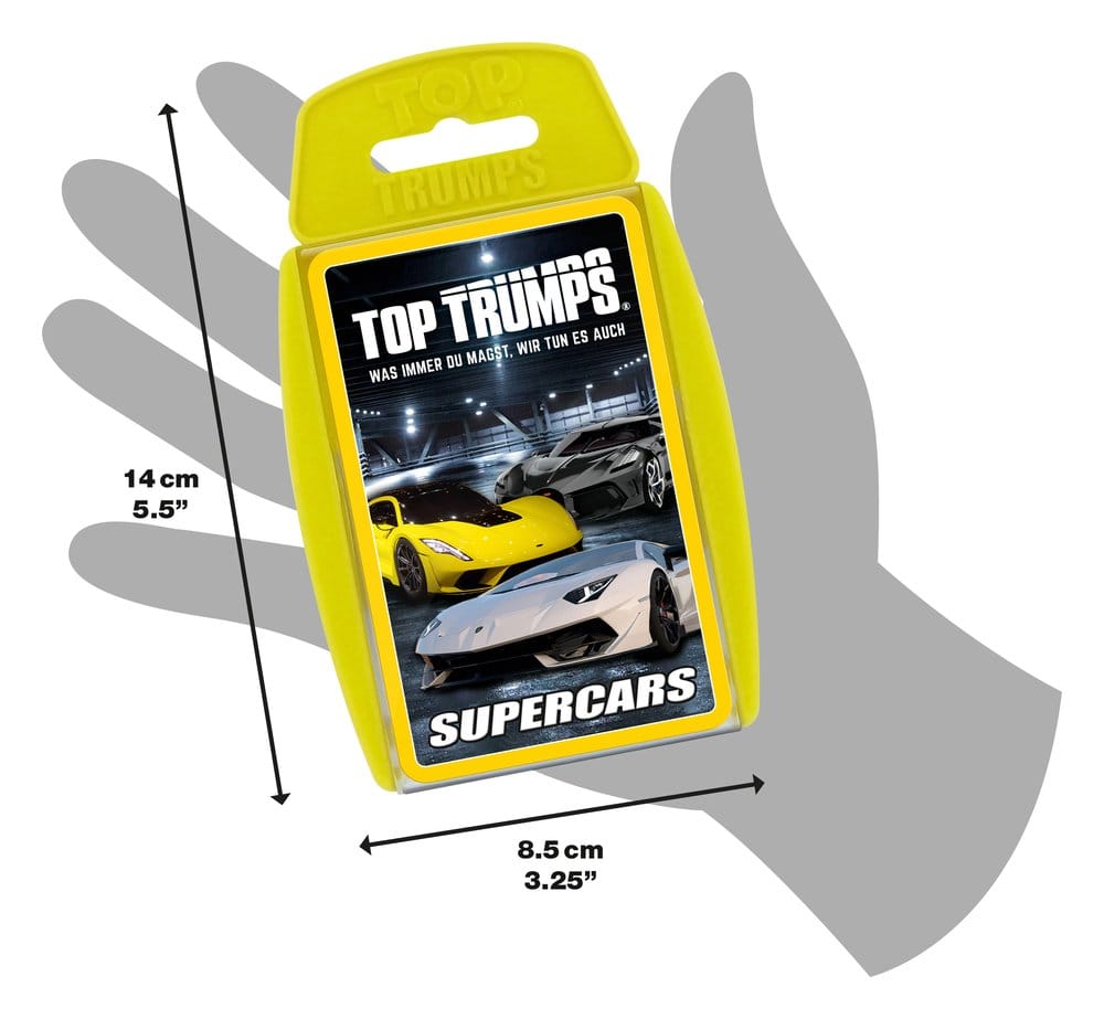 Super Cars Kartenspiel Top Trumps *Deutsche Version*