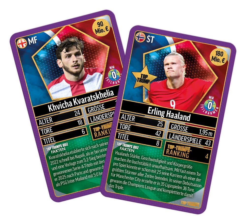 Weltfussballstars Kartenspiel 200 Pack 4 *Deutsche Version*