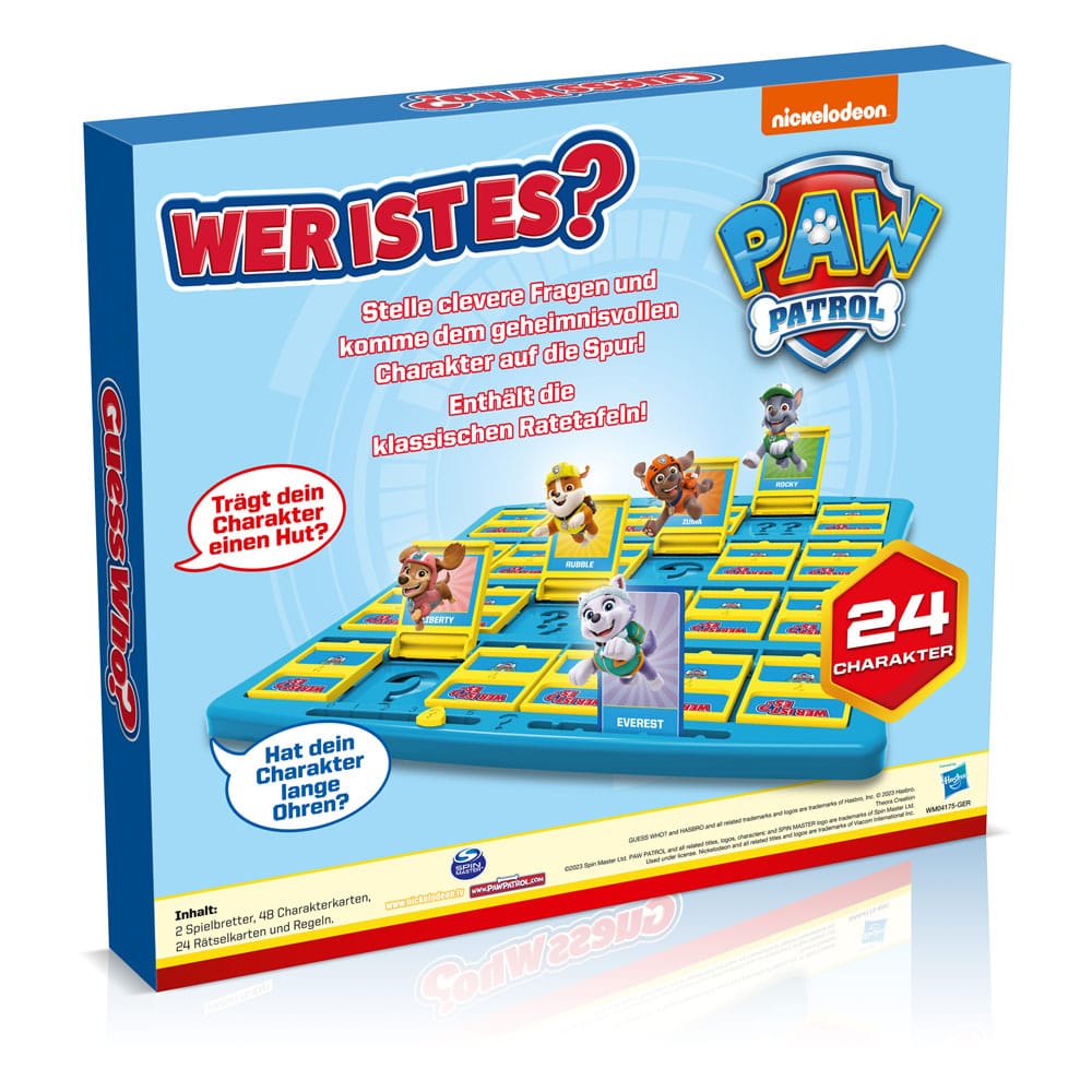 PAW Patrol - Helfer auf vier Pfoten Brettspiel Wer ist es *Deutsche Version*