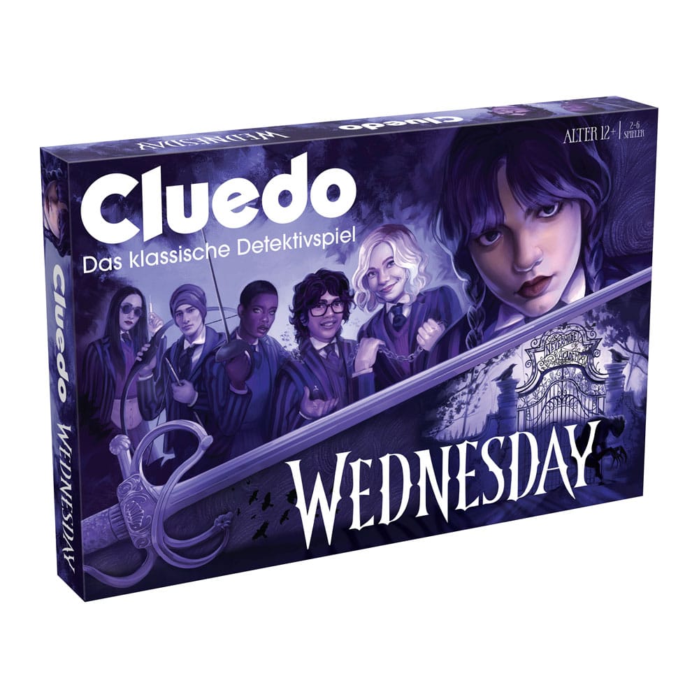 Wednesday Brettspiel Cluedo *Deutsche Version*
