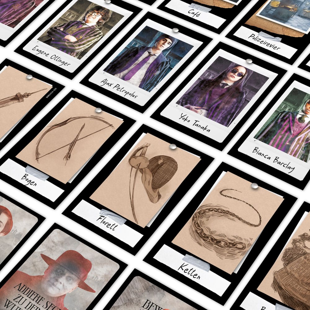 Wednesday Brettspiel Cluedo *Deutsche Version*