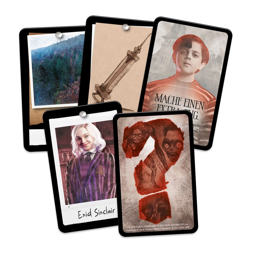 Wednesday Brettspiel Cluedo *Deutsche Version*