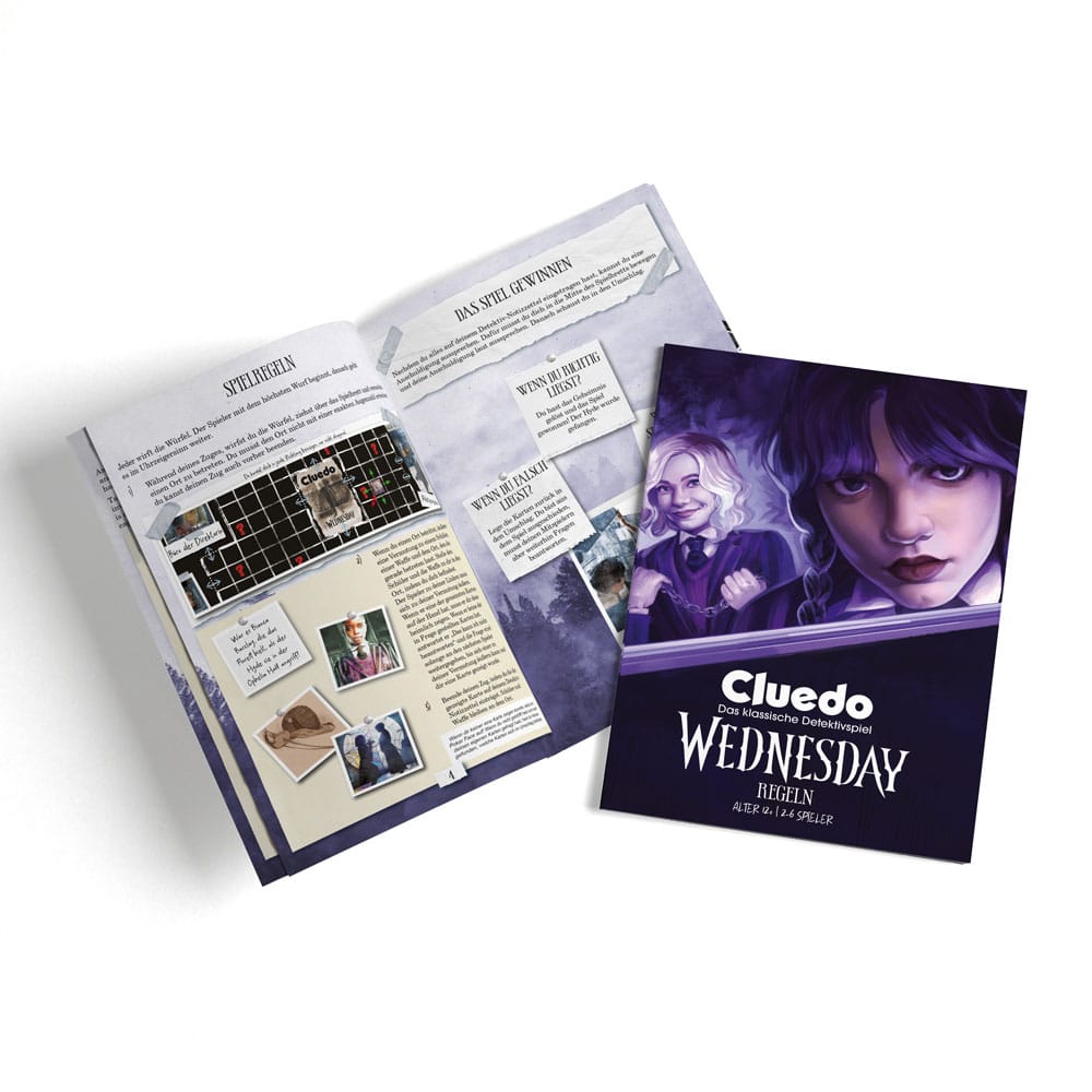 Wednesday Brettspiel Cluedo *Deutsche Version*