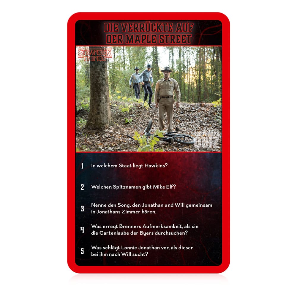 Stranger Things Kartenspiel Top Trumps Quiz *Deutsche Version*