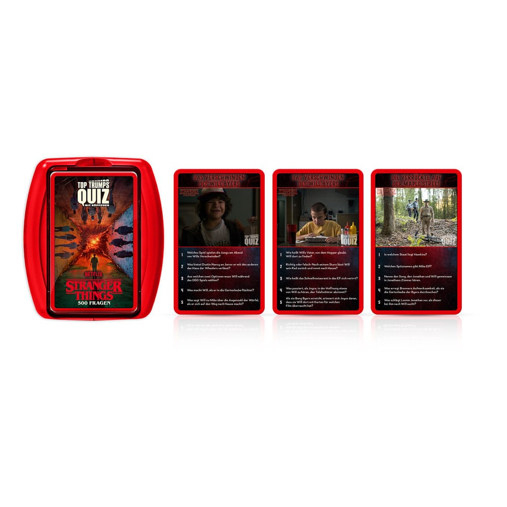 Stranger Things Kartenspiel Top Trumps Quiz *Deutsche Version*