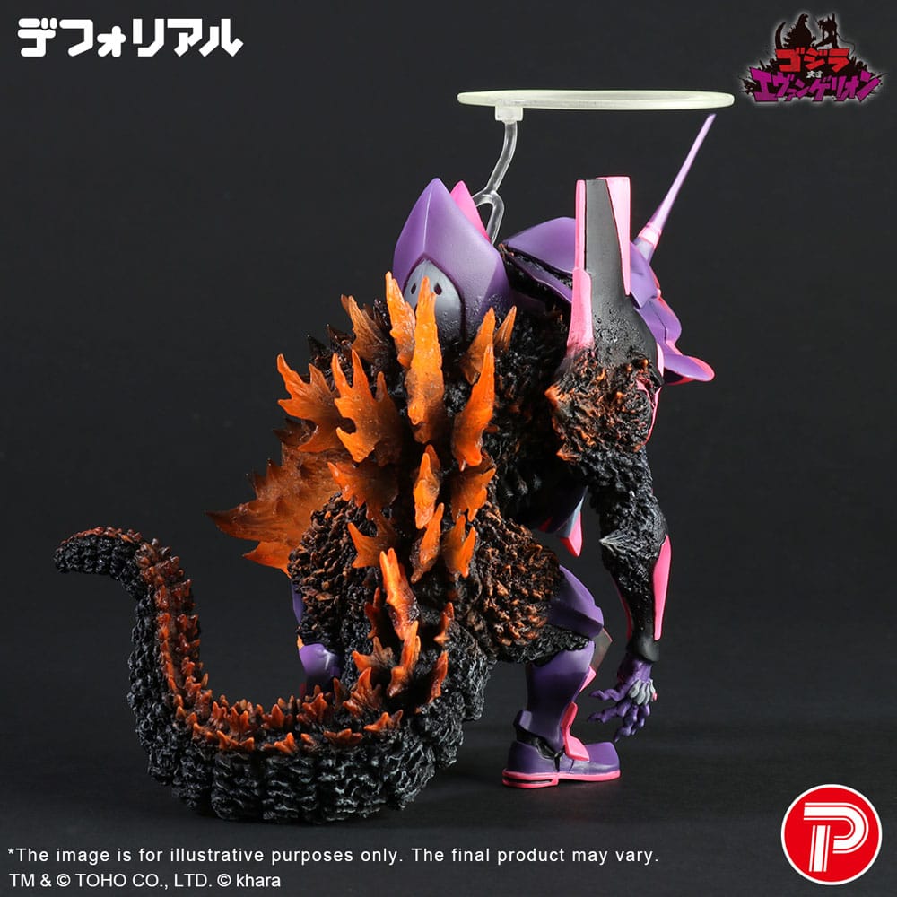 Godzilla vs. Evangelion Deforeal PVC Statue Test Type-01 Burning "G" Awakening Form 19 cm