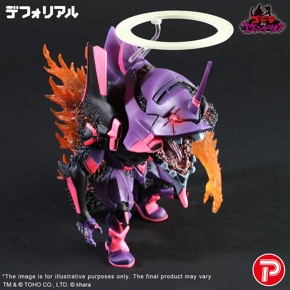 Godzilla vs. Evangelion Deforeal PVC Statue Test Type-01 Burning "G" Awakening Form 19 cm