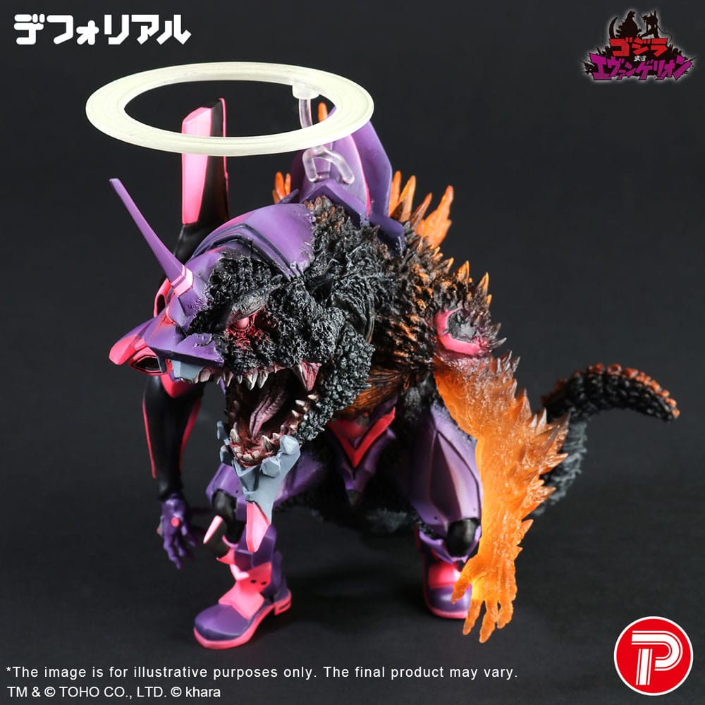 Godzilla vs. Evangelion Deforeal PVC Statue Test Type-01 Burning "G" Awakening Form 19 cm