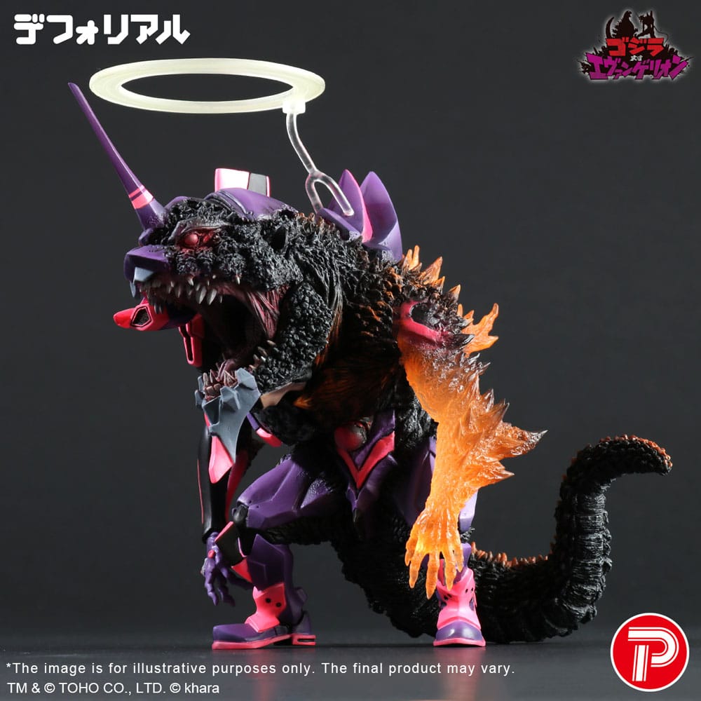 Godzilla vs. Evangelion Deforeal PVC Statue Test Type-01 Burning "G" Awakening Form 19 cm