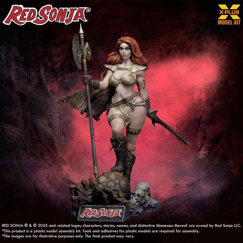 Red Sonja Plastic Model Kit 1/8 Red Sonja Neuauflage 27 cm