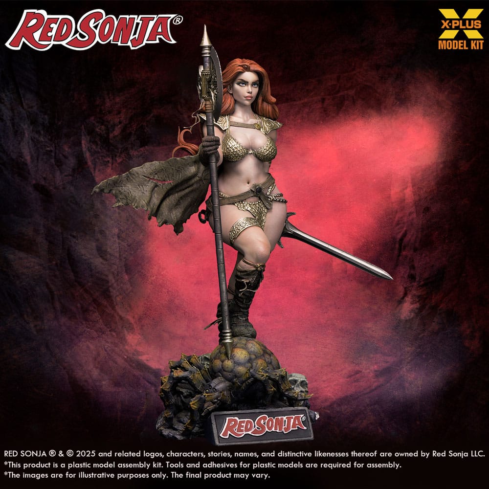 Red Sonja Plastic Model Kit 1/8 Red Sonja Neuauflage 27 cm