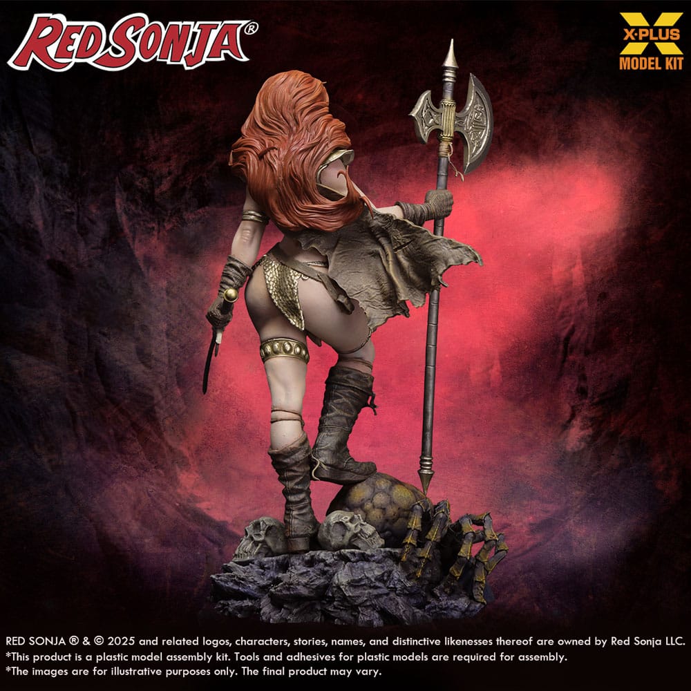 Red Sonja Plastic Model Kit 1/8 Red Sonja Neuauflage 27 cm