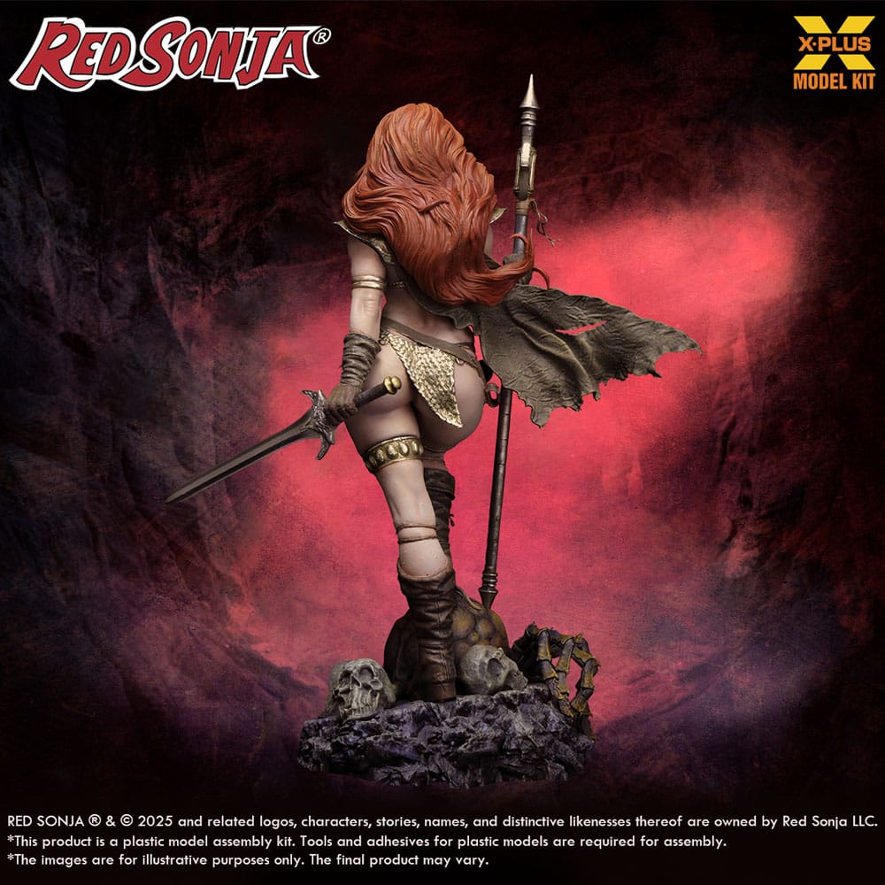 Red Sonja Plastic Model Kit 1/8 Red Sonja Neuauflage 27 cm