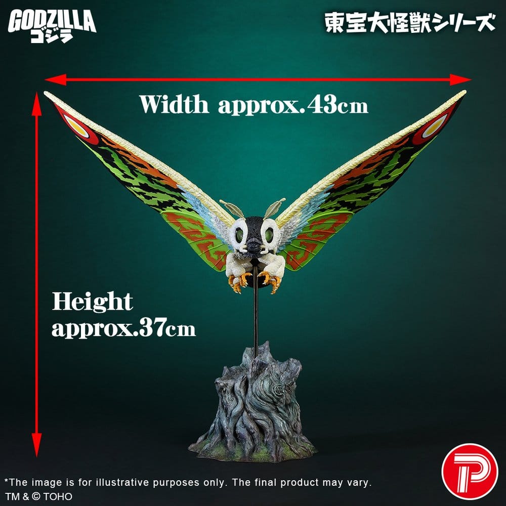 Toho Daikaiju Series PVC Figur Mothra Leo 37 cm
