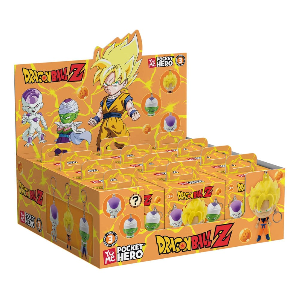 Dragon Ball Z Pocket Hero Schlüsselanhänger Series 1 Blind Box Display (12)