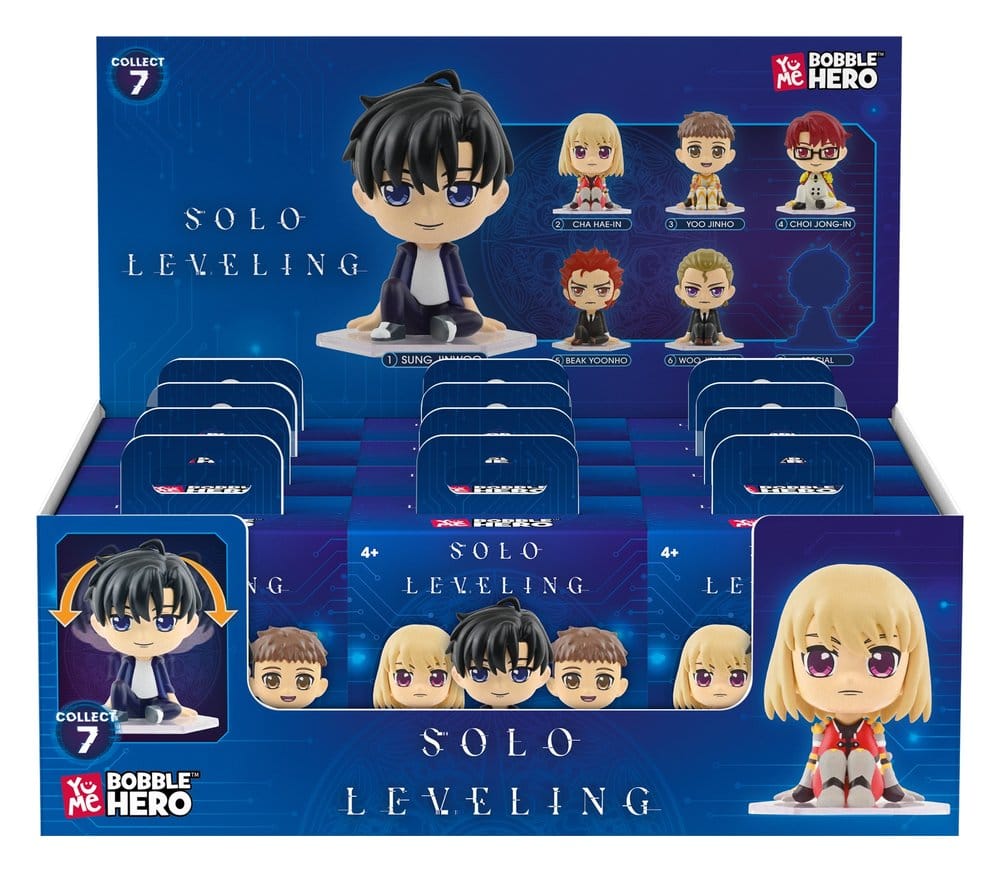 Solo Leveling Bobble Hero Wackelkopf-Figuren Series 1 Blind Box Display (12)