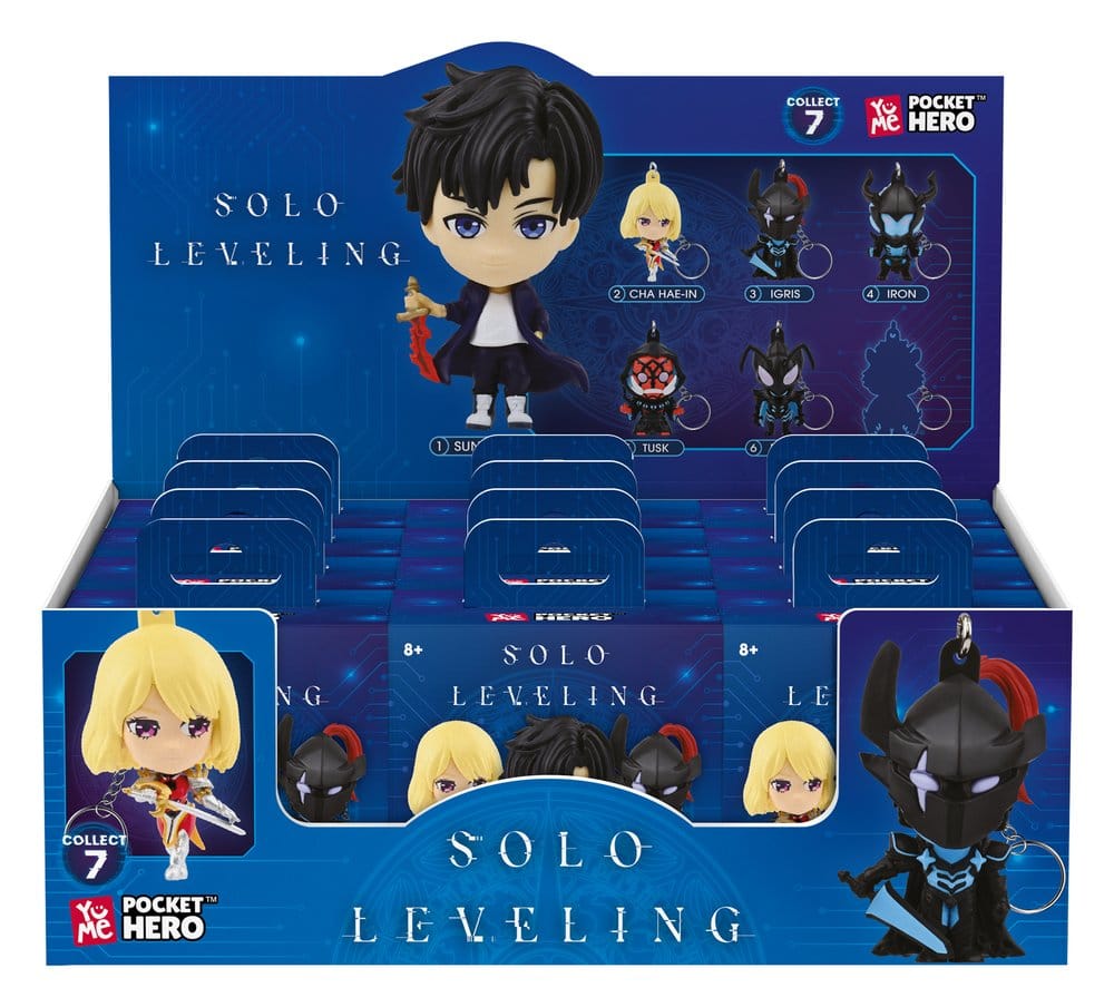 Solo Leveling Pocket Hero Schlüsselanhänger Series 1 Blind Box Display (12)