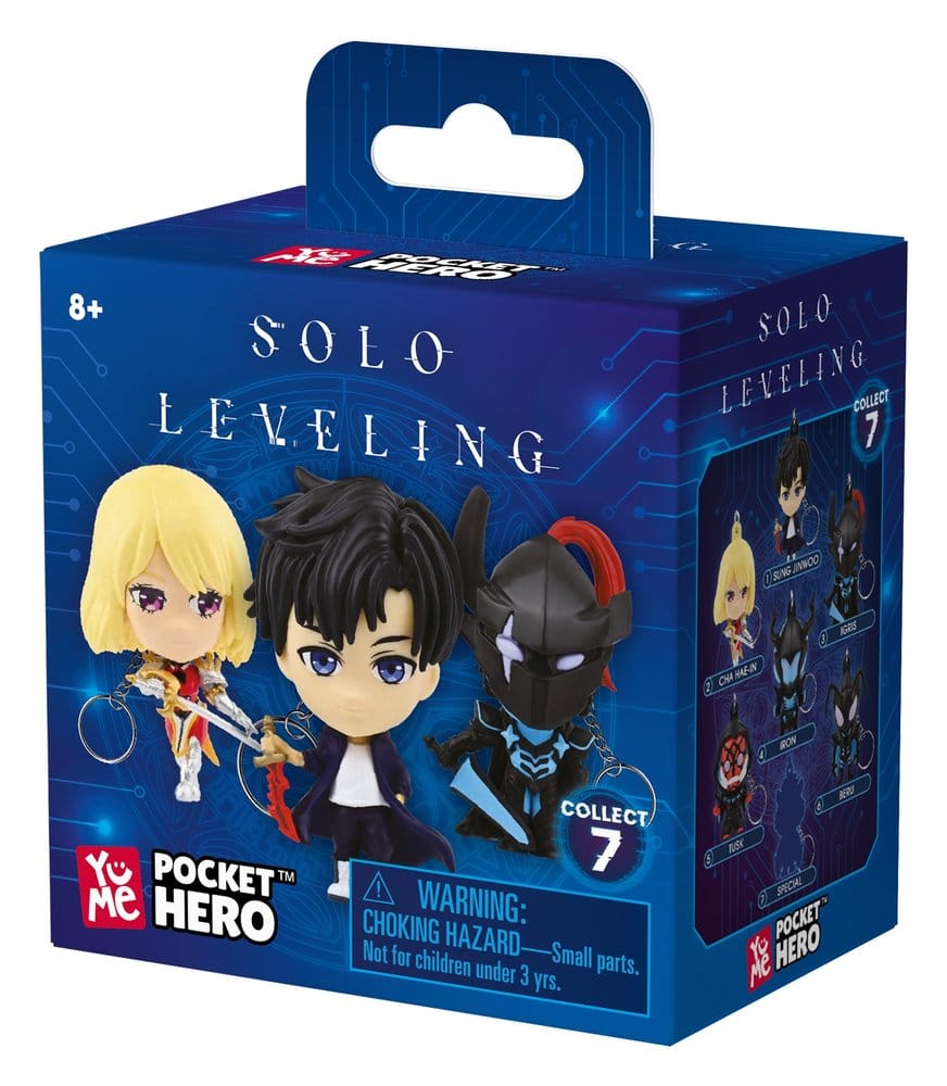 Solo Leveling Pocket Hero Schlüsselanhänger Series 1 Blind Box Display (12)