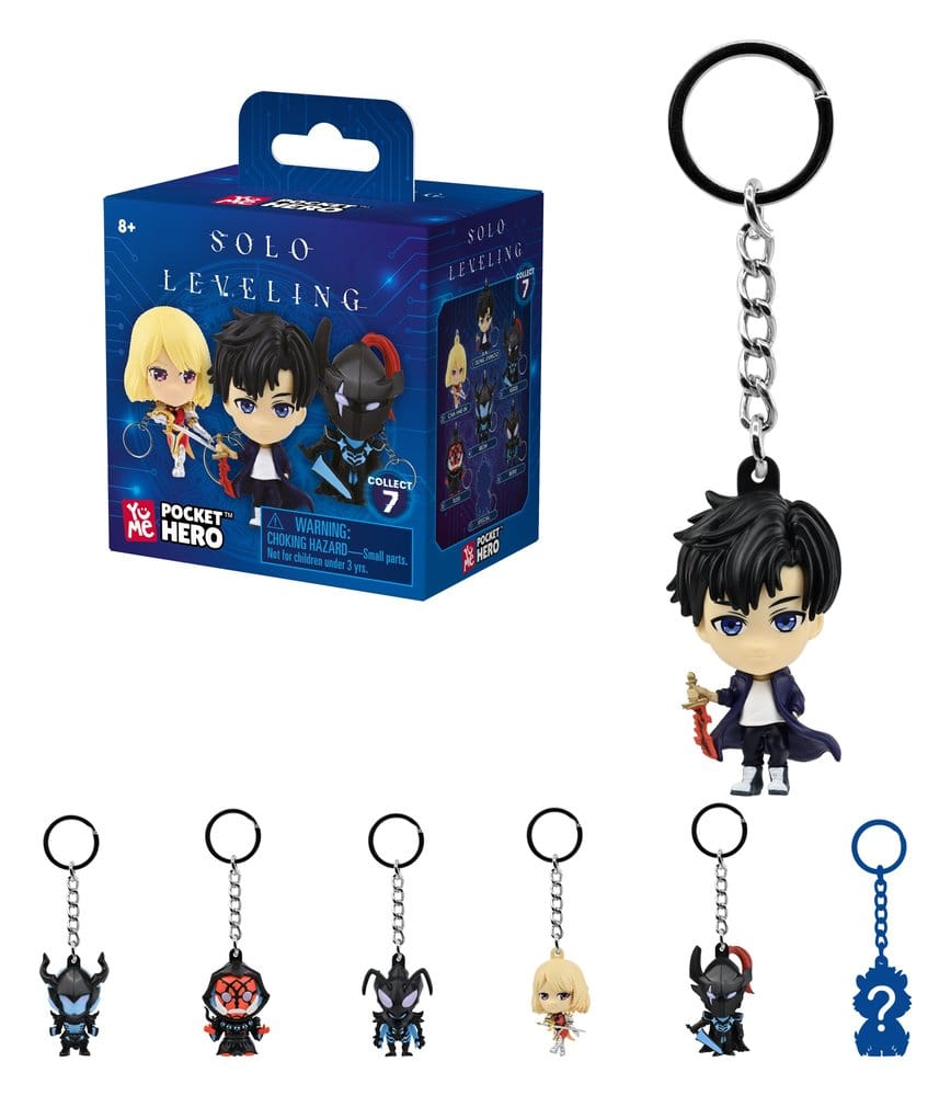 Solo Leveling Pocket Hero Schlüsselanhänger Series 1 Blind Box Display (12)