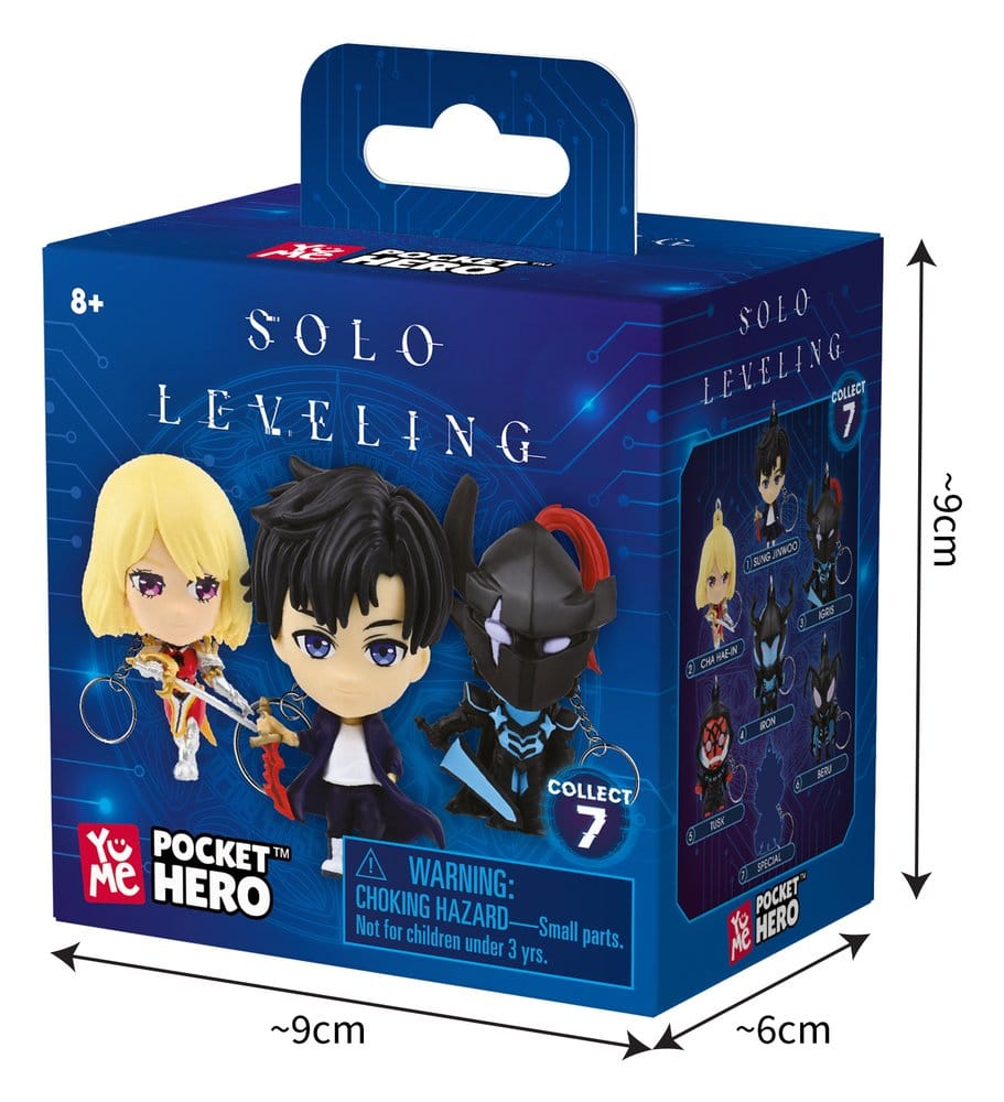 Solo Leveling Pocket Hero Schlüsselanhänger Series 1 Blind Box Display (12)