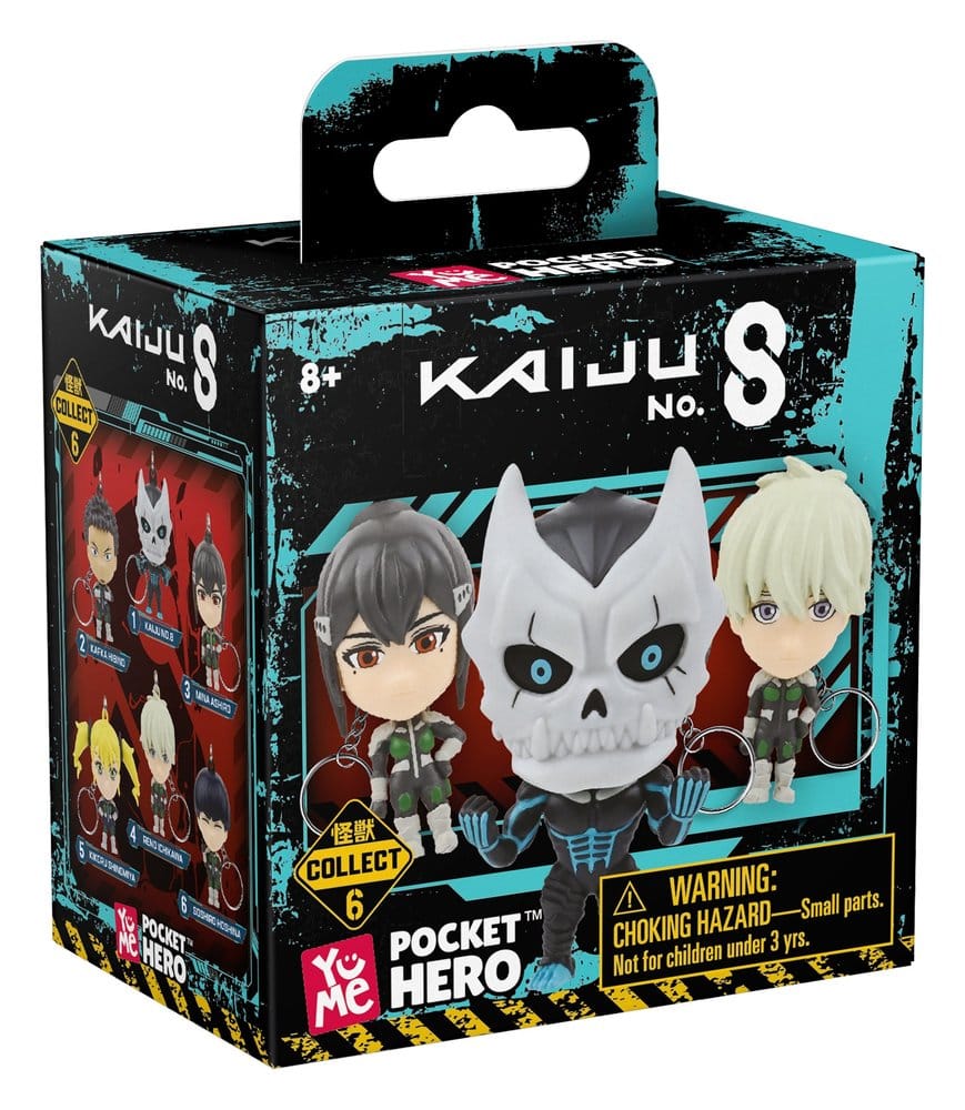 Kaiju No. 8 Pocket Hero Schlüsselanhänger Series 1 Blind Box Display (12)