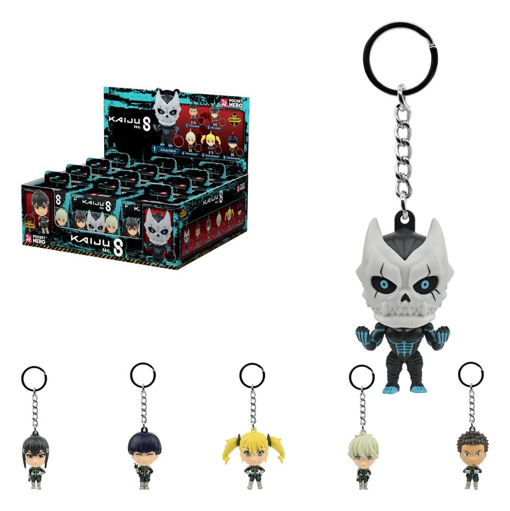Kaiju No. 8 Pocket Hero Schlüsselanhänger Series 1 Blind Box Display (12)