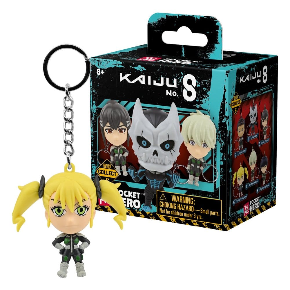 Kaiju No. 8 Pocket Hero Schlüsselanhänger Series 1 Blind Box Display (12)