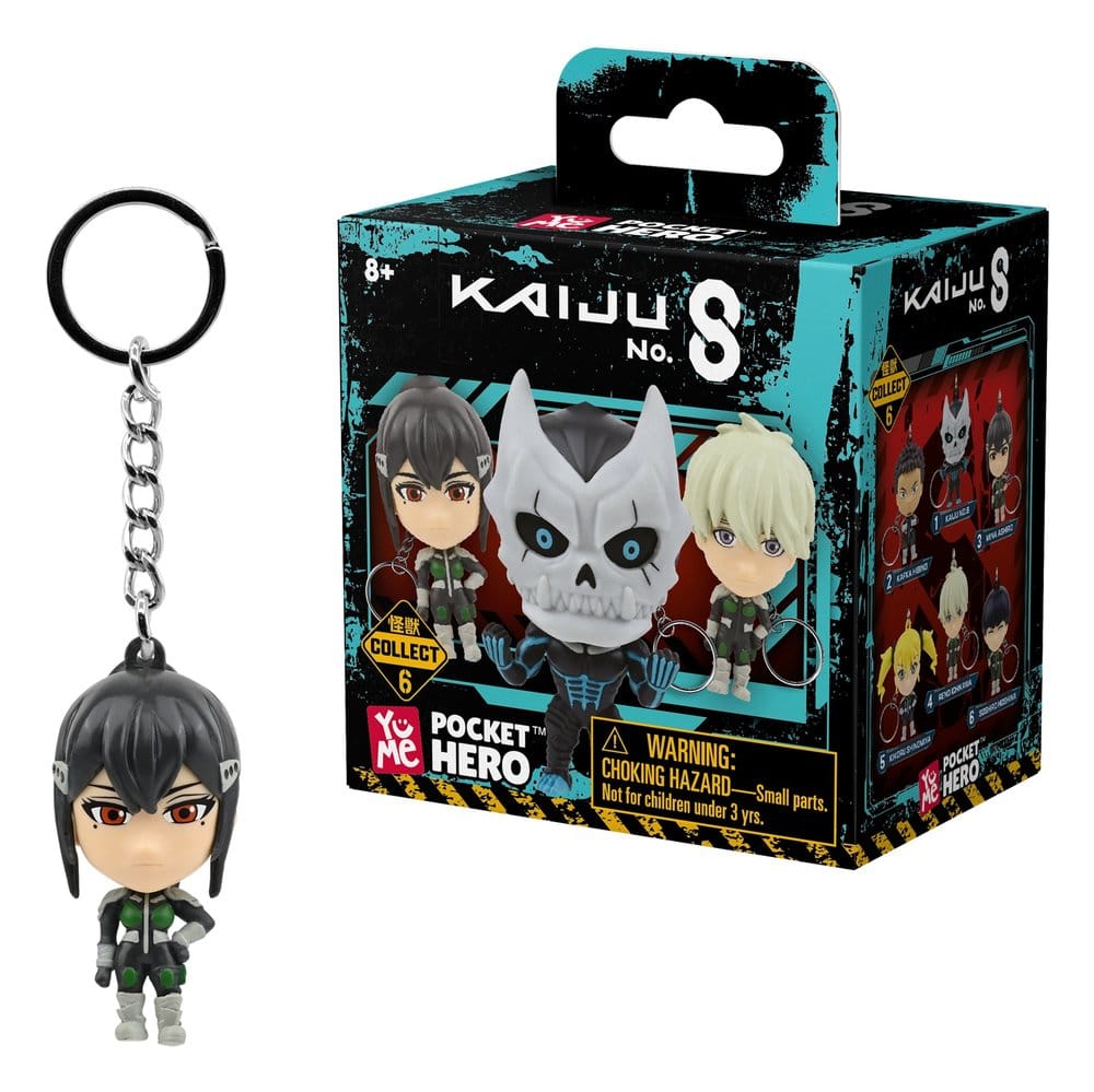Kaiju No. 8 Pocket Hero Schlüsselanhänger Series 1 Blind Box Display (12)